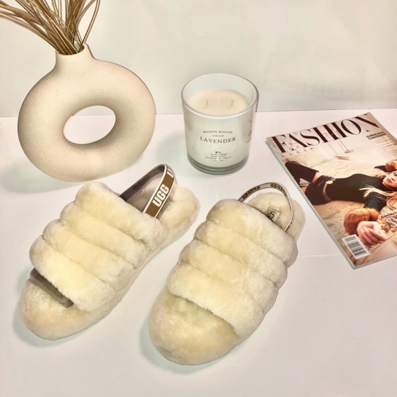 UGG Fluff Yeah Slides - Picture 1 of 4